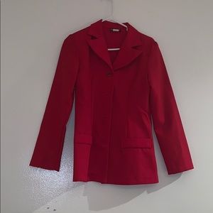 Red blazer